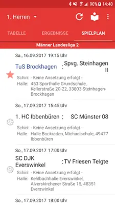 TuS Brockhagen Handball android App screenshot 1