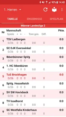 TuS Brockhagen Handball android App screenshot 2